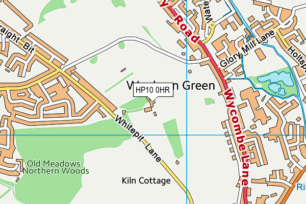 HP10 0HR map - OS VectorMap District (Ordnance Survey) HP10 0HR map - OS VectorMap District (Ordnance Survey)