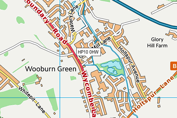 HP10 0HW map - OS VectorMap District (Ordnance Survey) HP10 0HW map - OS VectorMap District (Ordnance Survey)