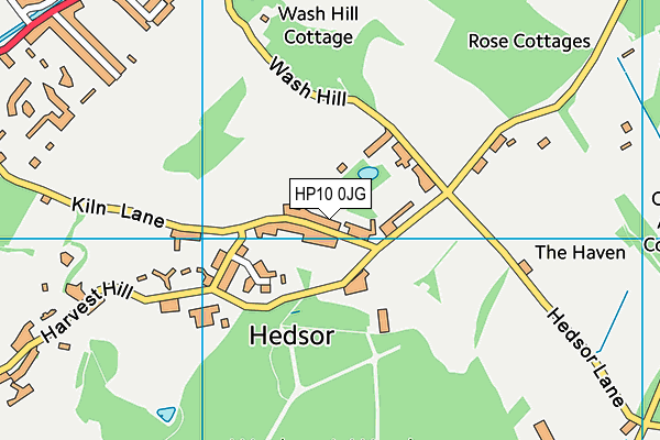 HP10 0JG map - OS VectorMap District (Ordnance Survey) HP10 0JG map - OS VectorMap District (Ordnance Survey)