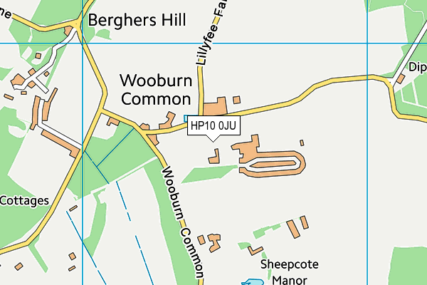 HP10 0JU map - OS VectorMap District (Ordnance Survey) HP10 0JU map - OS VectorMap District (Ordnance Survey)