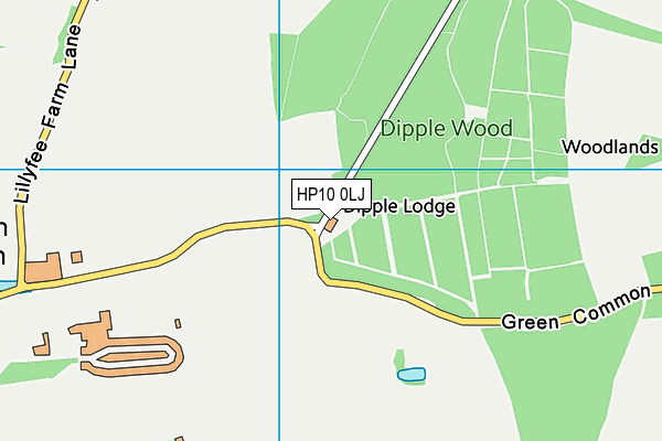 HP10 0LJ map - OS VectorMap District (Ordnance Survey) HP10 0LJ map - OS VectorMap District (Ordnance Survey)