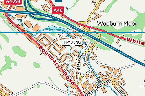 HP10 0NQ map - OS VectorMap District (Ordnance Survey) HP10 0NQ map - OS VectorMap District (Ordnance Survey)
