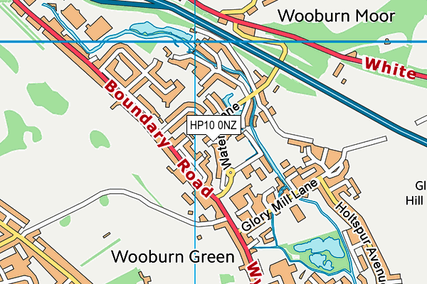 HP10 0NZ map - OS VectorMap District (Ordnance Survey) HP10 0NZ map - OS VectorMap District (Ordnance Survey)