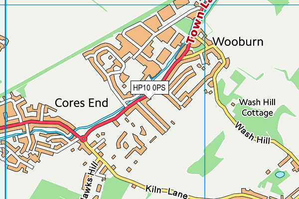 HP10 0PS map - OS VectorMap District (Ordnance Survey) HP10 0PS map - OS VectorMap District (Ordnance Survey)