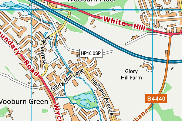 HP10 0SP map - OS VectorMap District (Ordnance Survey) HP10 0SP map - OS VectorMap District (Ordnance Survey)