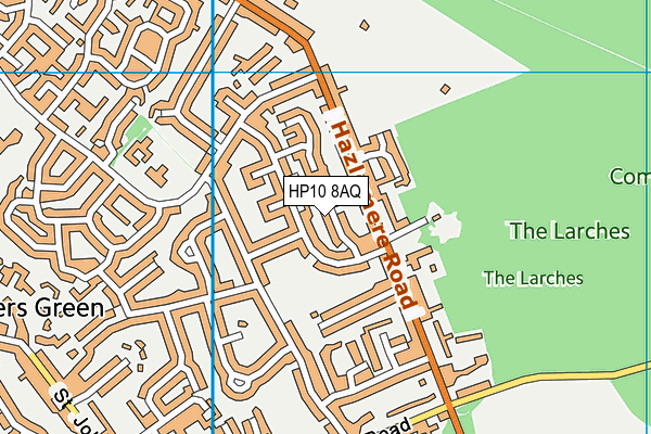 HP10 8AQ map - OS VectorMap District (Ordnance Survey) HP10 8AQ map - OS VectorMap District (Ordnance Survey)