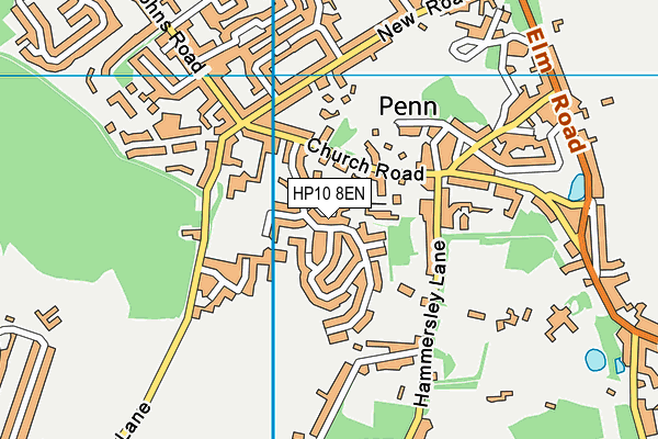 HP10 8EN map - OS VectorMap District (Ordnance Survey) HP10 8EN map - OS VectorMap District (Ordnance Survey)