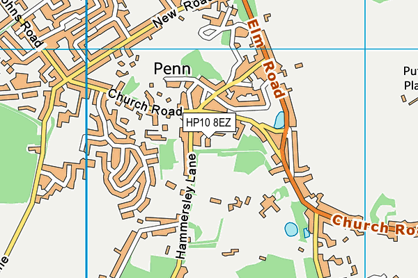 HP10 8EZ map - OS VectorMap District (Ordnance Survey) HP10 8EZ map - OS VectorMap District (Ordnance Survey)