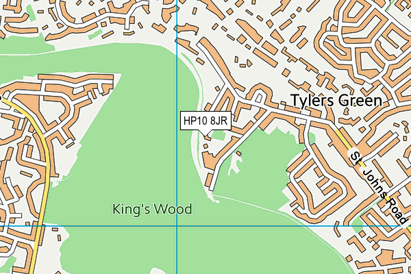 HP10 8JR map - OS VectorMap District (Ordnance Survey) HP10 8JR map - OS VectorMap District (Ordnance Survey)