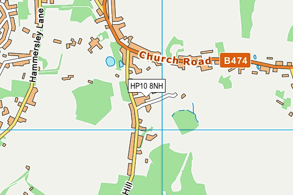 HP10 8NH map - OS VectorMap District (Ordnance Survey) HP10 8NH map - OS VectorMap District (Ordnance Survey)