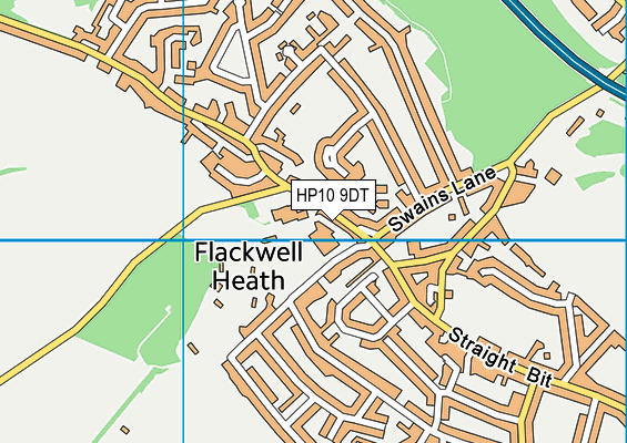 HP10 9DT map - OS VectorMap District (Ordnance Survey) HP10 9DT map - OS VectorMap District (Ordnance Survey)
