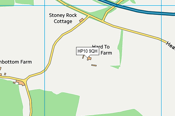 HP10 9QH map - OS VectorMap District (Ordnance Survey) HP10 9QH map - OS VectorMap District (Ordnance Survey)