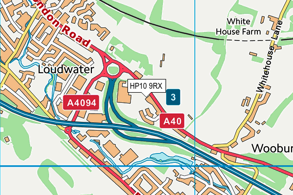 HP10 9RX map - OS VectorMap District (Ordnance Survey) HP10 9RX map - OS VectorMap District (Ordnance Survey)