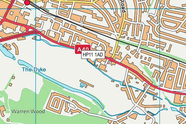 HP11 1AD map - OS VectorMap District (Ordnance Survey) HP11 1AD map - OS VectorMap District (Ordnance Survey)