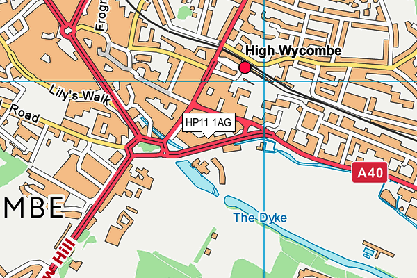 HP11 1AG map - OS VectorMap District (Ordnance Survey) HP11 1AG map - OS VectorMap District (Ordnance Survey)