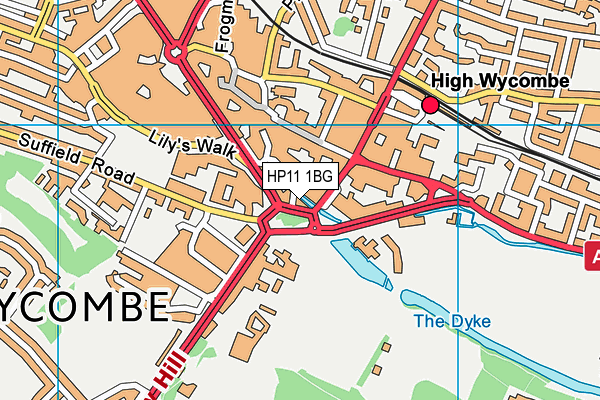 HP11 1BG map - OS VectorMap District (Ordnance Survey) HP11 1BG map - OS VectorMap District (Ordnance Survey)