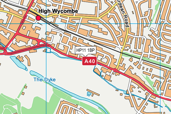 HP11 1BP map - OS VectorMap District (Ordnance Survey) HP11 1BP map - OS VectorMap District (Ordnance Survey)
