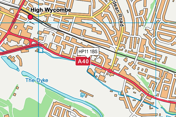 HP11 1BS map - OS VectorMap District (Ordnance Survey) HP11 1BS map - OS VectorMap District (Ordnance Survey)