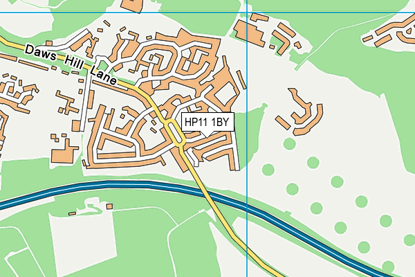 HP11 1BY map - OS VectorMap District (Ordnance Survey) HP11 1BY map - OS VectorMap District (Ordnance Survey)