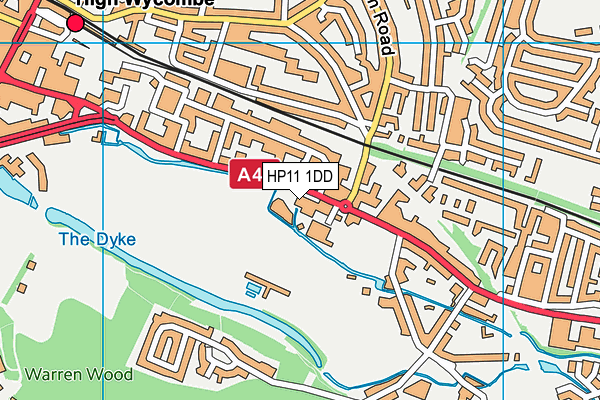 HP11 1DD map - OS VectorMap District (Ordnance Survey) HP11 1DD map - OS VectorMap District (Ordnance Survey)