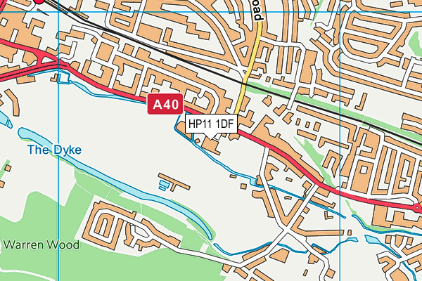HP11 1DF map - OS VectorMap District (Ordnance Survey) HP11 1DF map - OS VectorMap District (Ordnance Survey)