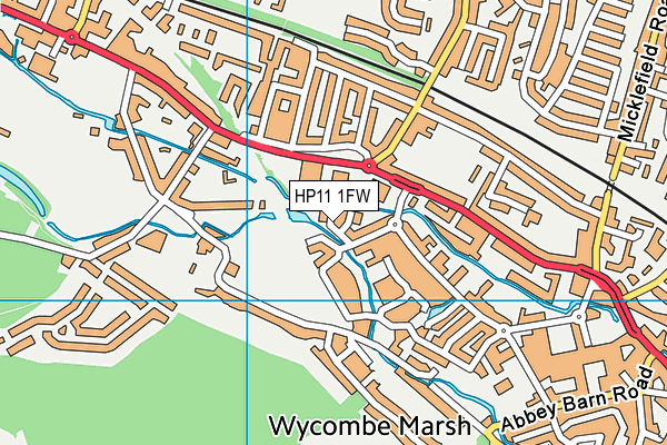 HP11 1FW map - OS VectorMap District (Ordnance Survey) HP11 1FW map - OS VectorMap District (Ordnance Survey)