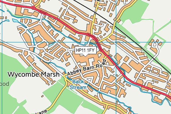 HP11 1FY map - OS VectorMap District (Ordnance Survey) HP11 1FY map - OS VectorMap District (Ordnance Survey)