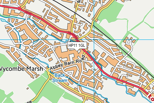 HP11 1GL map - OS VectorMap District (Ordnance Survey) HP11 1GL map - OS VectorMap District (Ordnance Survey)