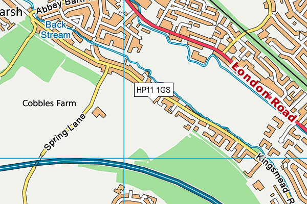HP11 1GS map - OS VectorMap District (Ordnance Survey) HP11 1GS map - OS VectorMap District (Ordnance Survey)