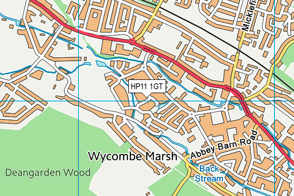 HP11 1GT map - OS VectorMap District (Ordnance Survey) HP11 1GT map - OS VectorMap District (Ordnance Survey)