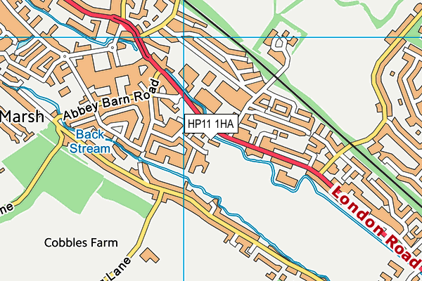 HP11 1HA map - OS VectorMap District (Ordnance Survey) HP11 1HA map - OS VectorMap District (Ordnance Survey)