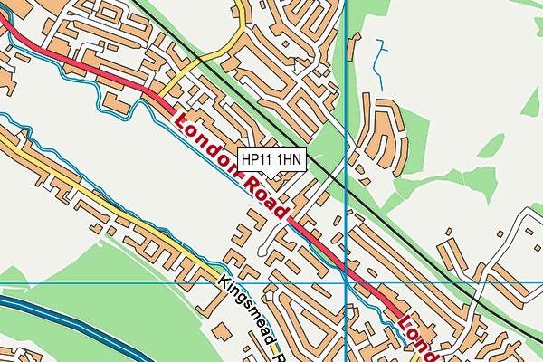 HP11 1HN map - OS VectorMap District (Ordnance Survey)