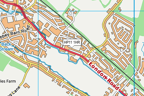 HP11 1HR map - OS VectorMap District (Ordnance Survey) HP11 1HR map - OS VectorMap District (Ordnance Survey)
