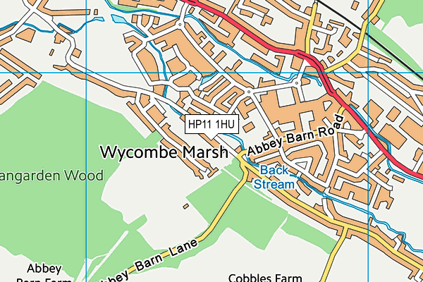 HP11 1HU map - OS VectorMap District (Ordnance Survey) HP11 1HU map - OS VectorMap District (Ordnance Survey)
