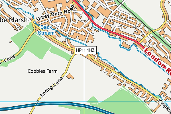 HP11 1HZ map - OS VectorMap District (Ordnance Survey) HP11 1HZ map - OS VectorMap District (Ordnance Survey)