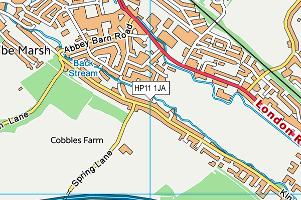 HP11 1JA map - OS VectorMap District (Ordnance Survey) HP11 1JA map - OS VectorMap District (Ordnance Survey)