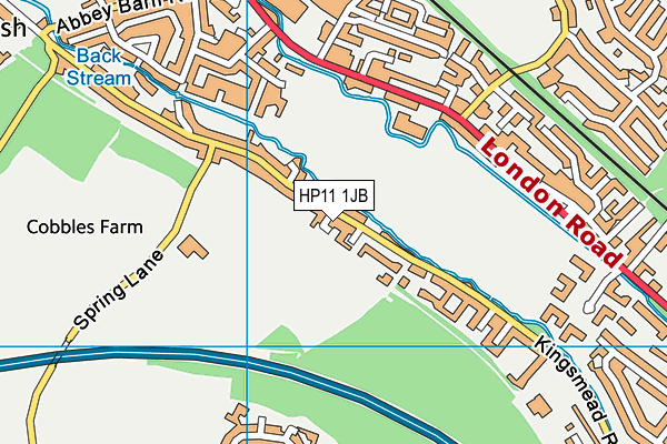 HP11 1JB map - OS VectorMap District (Ordnance Survey) HP11 1JB map - OS VectorMap District (Ordnance Survey)