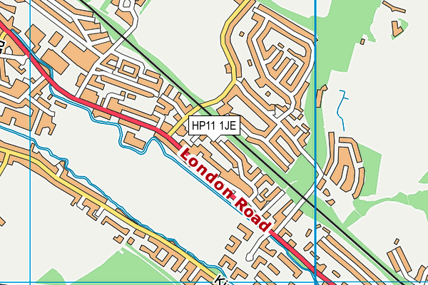 HP11 1JE map - OS VectorMap District (Ordnance Survey)