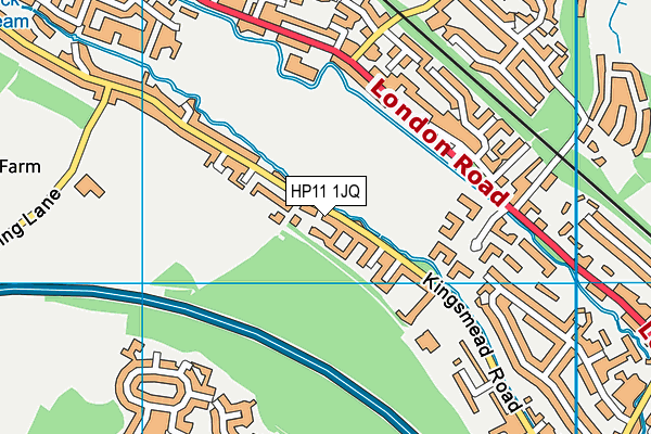 HP11 1JQ map - OS VectorMap District (Ordnance Survey) HP11 1JQ map - OS VectorMap District (Ordnance Survey)