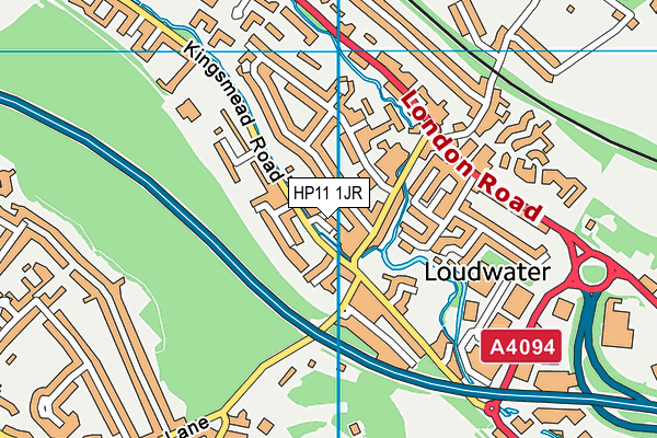 HP11 1JR map - OS VectorMap District (Ordnance Survey) HP11 1JR map - OS VectorMap District (Ordnance Survey)