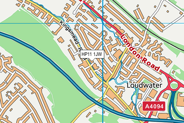 HP11 1JW map - OS VectorMap District (Ordnance Survey) HP11 1JW map - OS VectorMap District (Ordnance Survey)