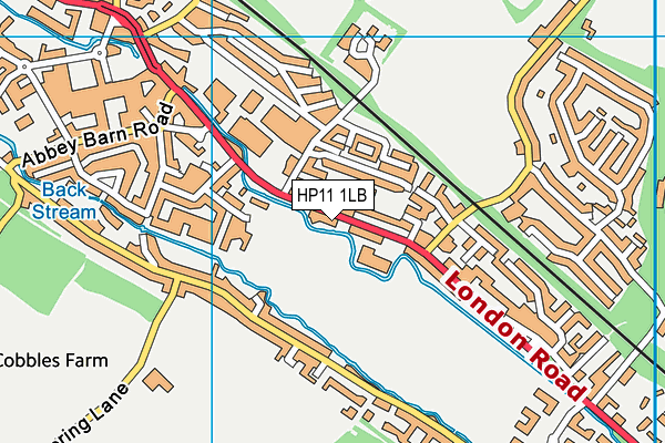 HP11 1LB map - OS VectorMap District (Ordnance Survey) HP11 1LB map - OS VectorMap District (Ordnance Survey)