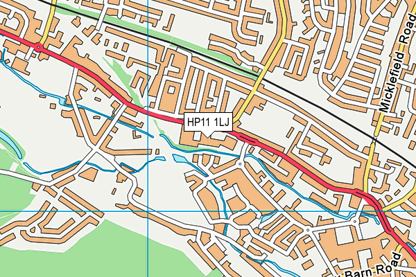 HP11 1LJ map - OS VectorMap District (Ordnance Survey) HP11 1LJ map - OS VectorMap District (Ordnance Survey)