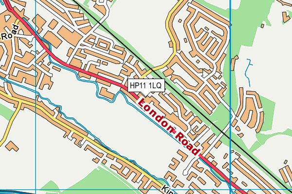 HP11 1LQ map - OS VectorMap District (Ordnance Survey)