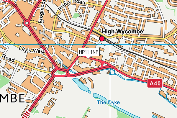 HP11 1NF map - OS VectorMap District (Ordnance Survey) HP11 1NF map - OS VectorMap District (Ordnance Survey)