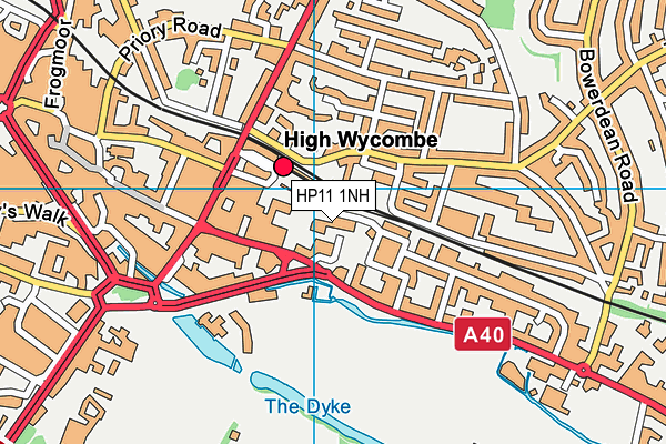 HP11 1NH map - OS VectorMap District (Ordnance Survey) HP11 1NH map - OS VectorMap District (Ordnance Survey)