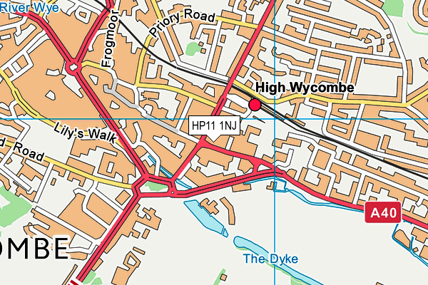 HP11 1NJ map - OS VectorMap District (Ordnance Survey) HP11 1NJ map - OS VectorMap District (Ordnance Survey)