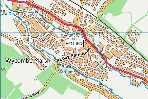 HP11 1NN map - OS VectorMap District (Ordnance Survey) HP11 1NN map - OS VectorMap District (Ordnance Survey)