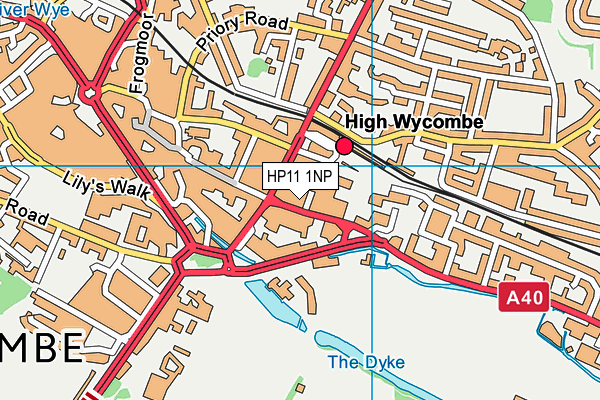 HP11 1NP map - OS VectorMap District (Ordnance Survey) HP11 1NP map - OS VectorMap District (Ordnance Survey)