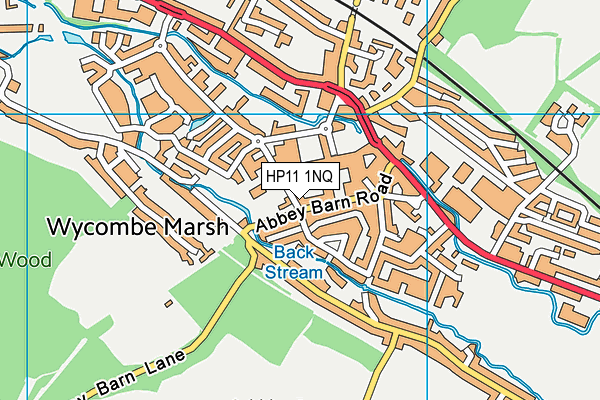 HP11 1NQ map - OS VectorMap District (Ordnance Survey) HP11 1NQ map - OS VectorMap District (Ordnance Survey)